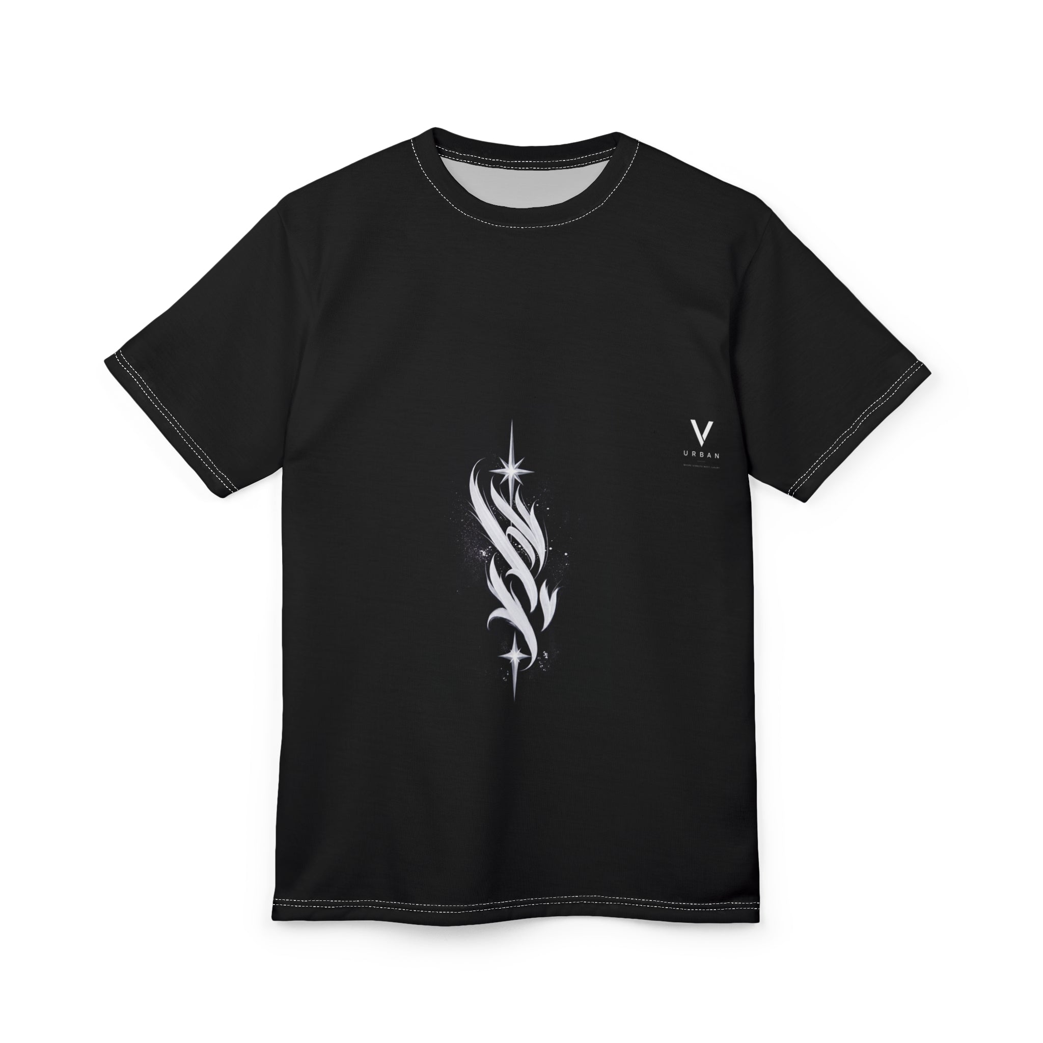 V URBAN The Zen Streetwear (Shadow & Light: Dual Sovereigns) Black Tee~
