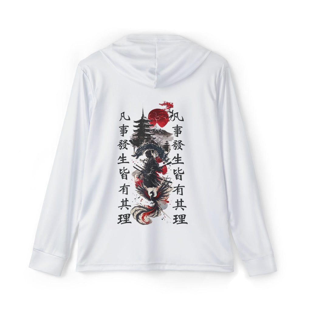 V URBAN: "The Ronin's Path" Japanese Heavyweight Hoodie – Zen White
