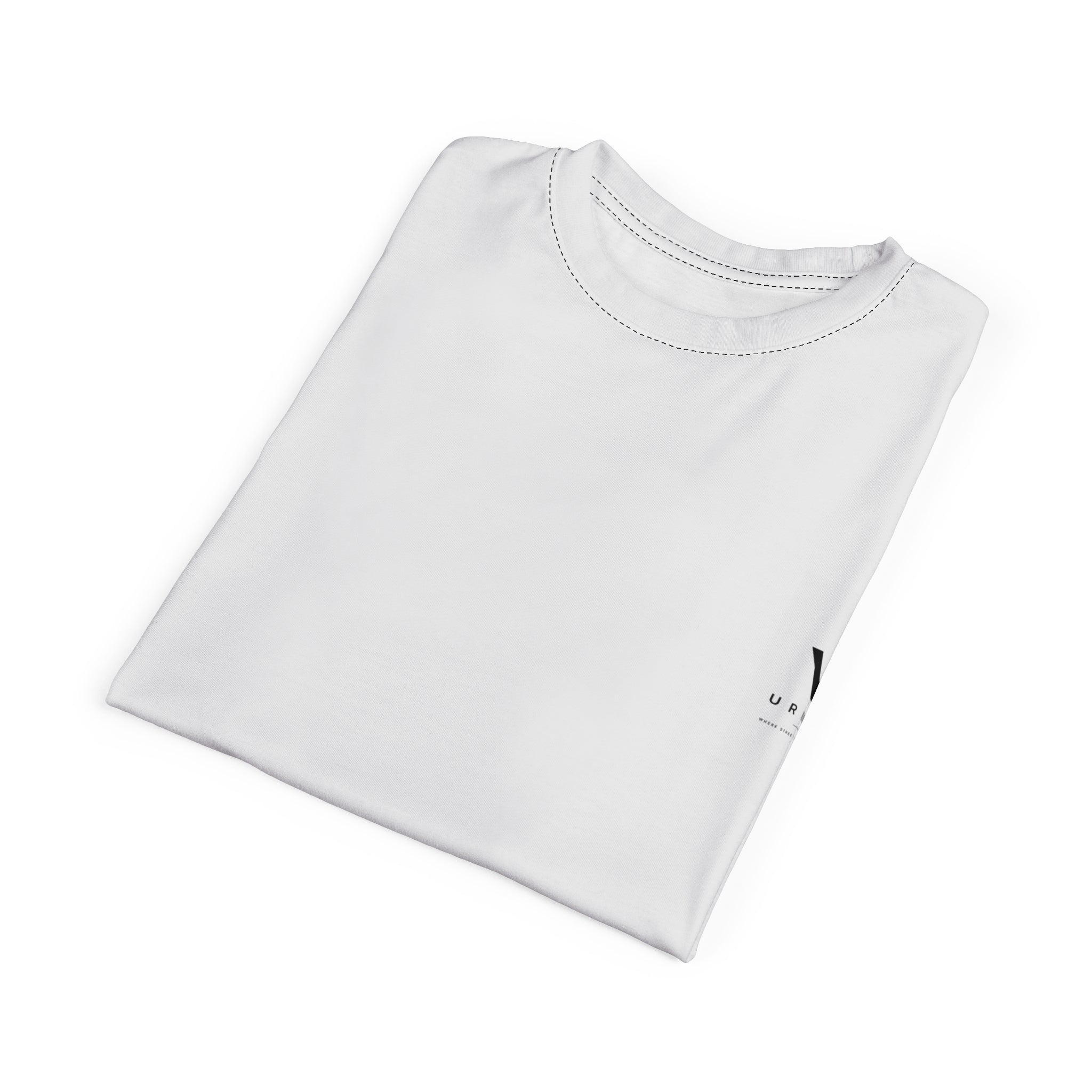 V URBAN: "Ethereal Descent" – Illustrative Heavyweight Tee (Ivory White) Glothic