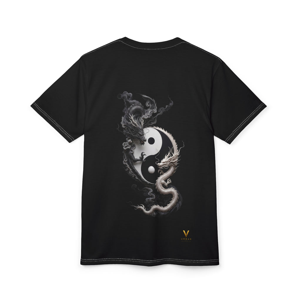 V URBAN The Zen Streetwear (Shadow & Light: Dual Sovereigns) Black Tee~