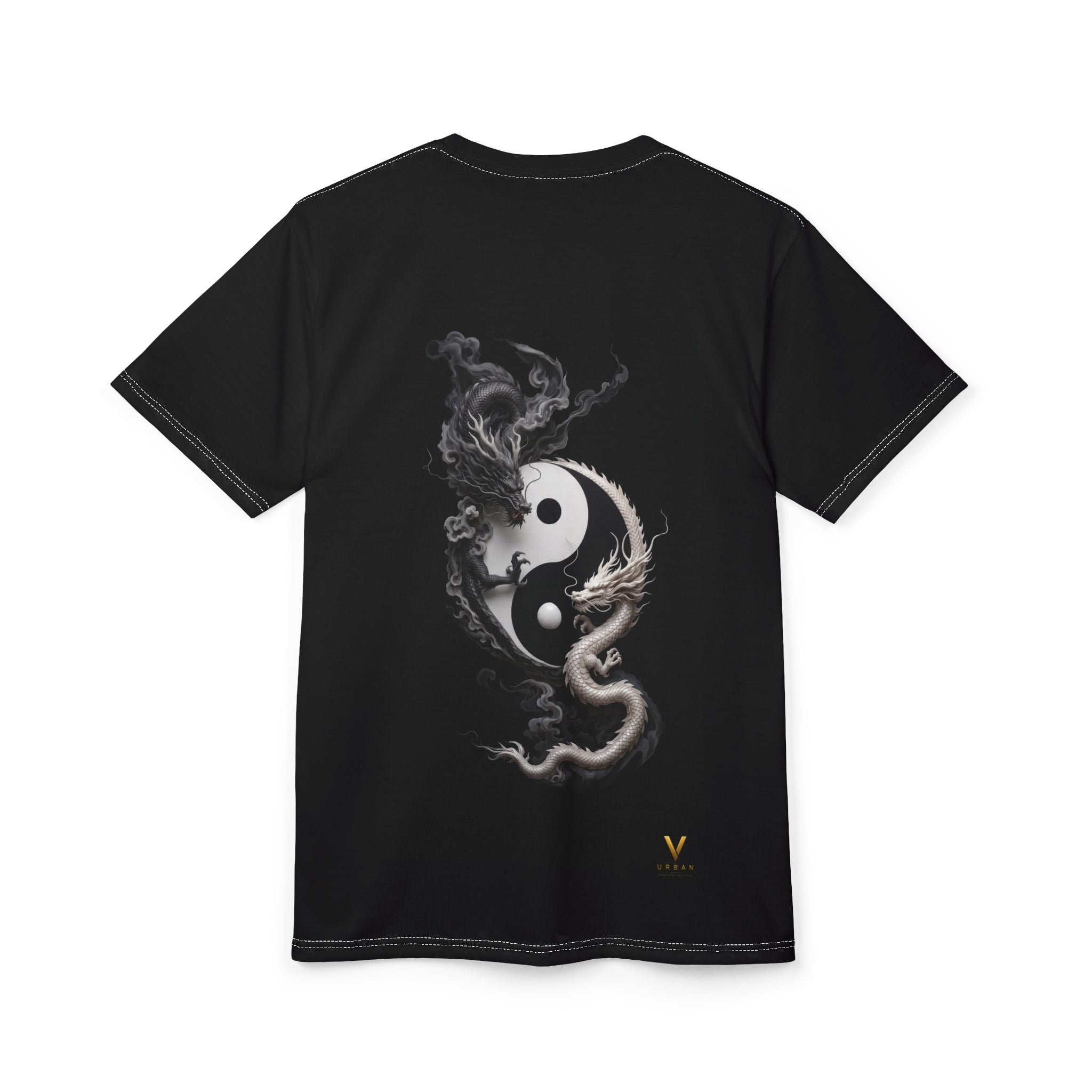 V URBAN The Zen Streetwear (Shadow & Light: Dual Sovereigns) Black Tee~