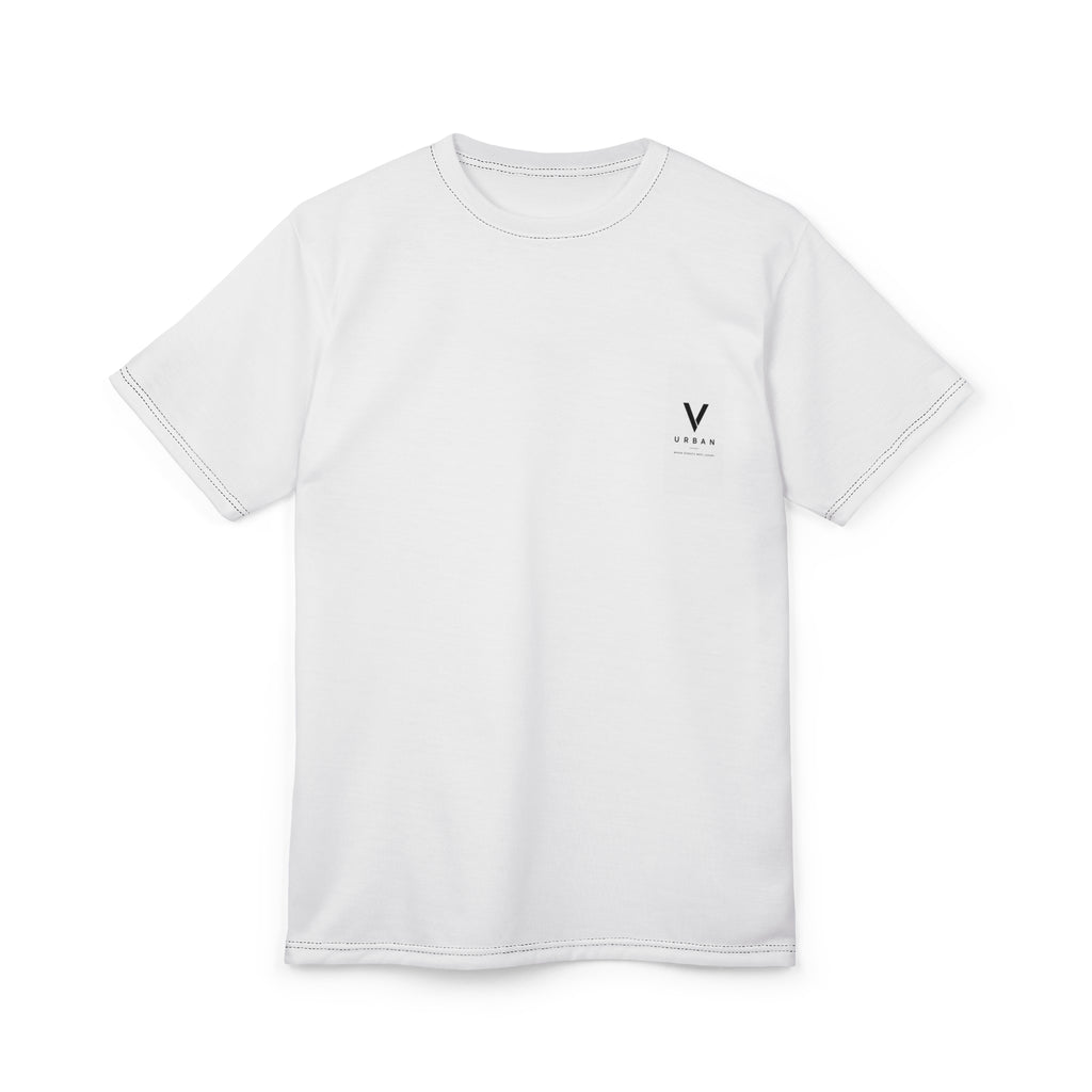V URBAN: "Ethereal Descent" – Illustrative Heavyweight Tee (Ivory White) Glothic
