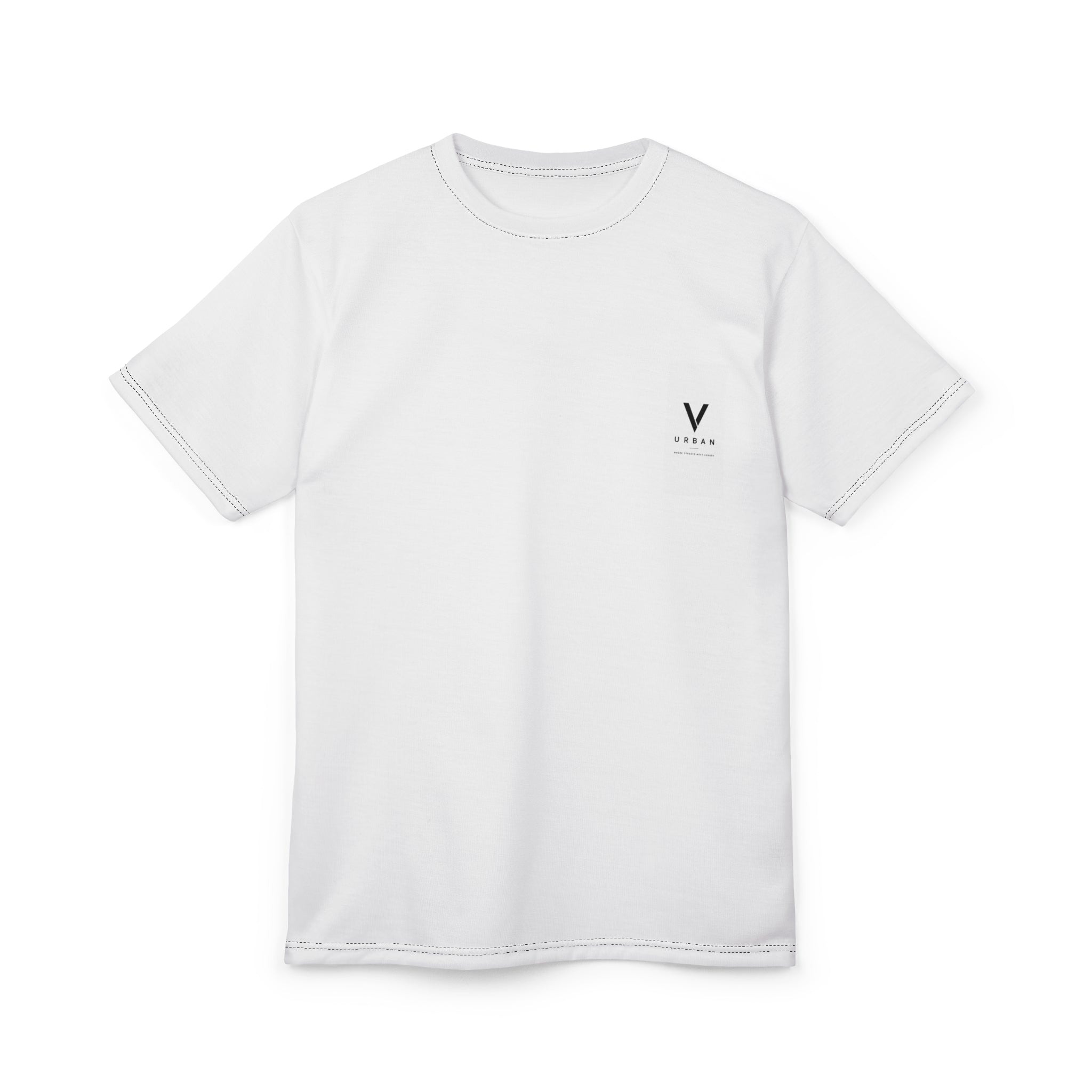 V URBAN: "Ethereal Descent" – Illustrative Heavyweight Tee (Ivory White) Glothic