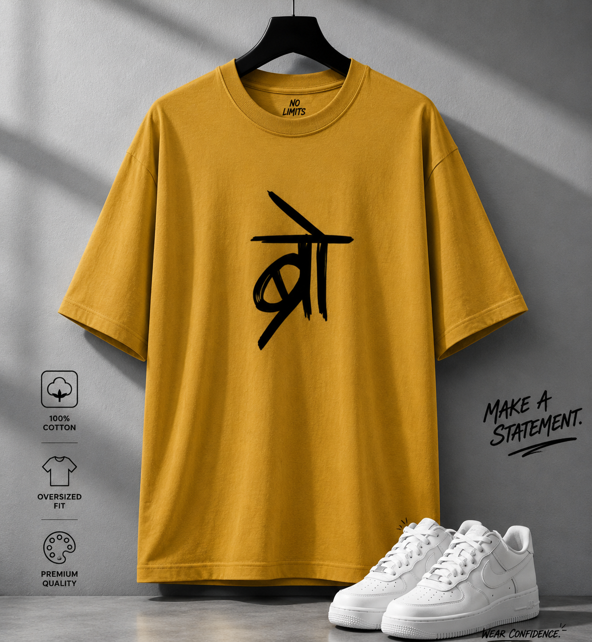 V URBAN | BRO graphic Unisex Oversized Tee~|