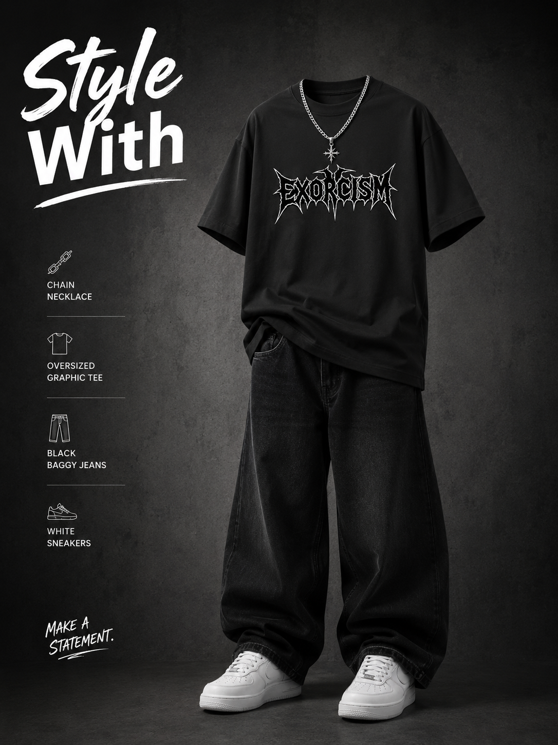 V URBAN | EXORCISM Unisex Oversized Tee~|