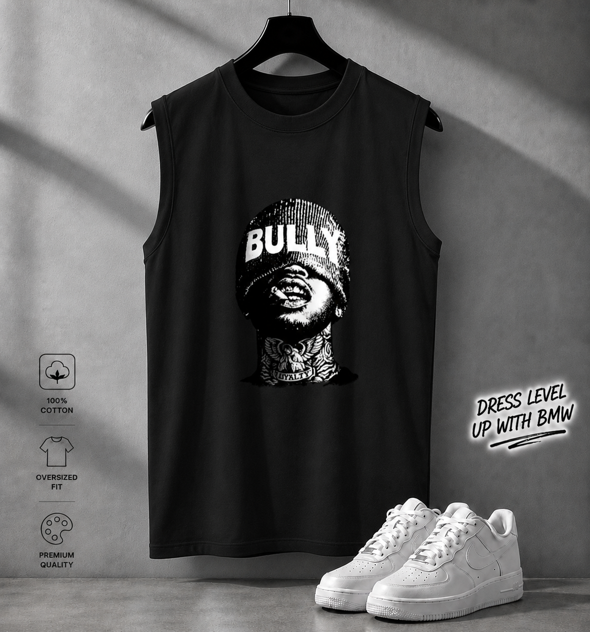 V URBAN | Bully Graphic Sleevless T-Shirt |