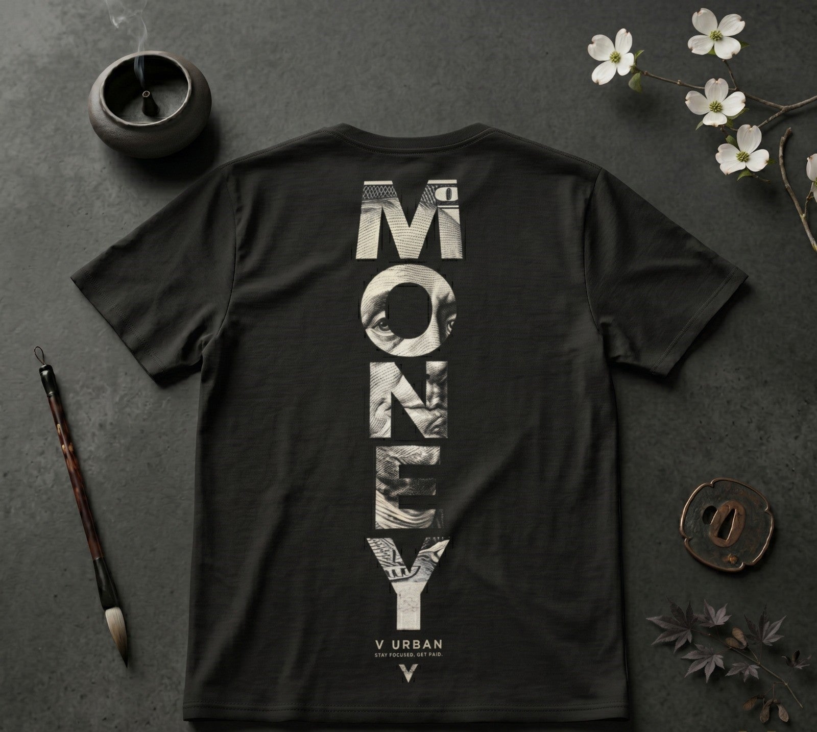 V URBAN – MONEY STACK Tee