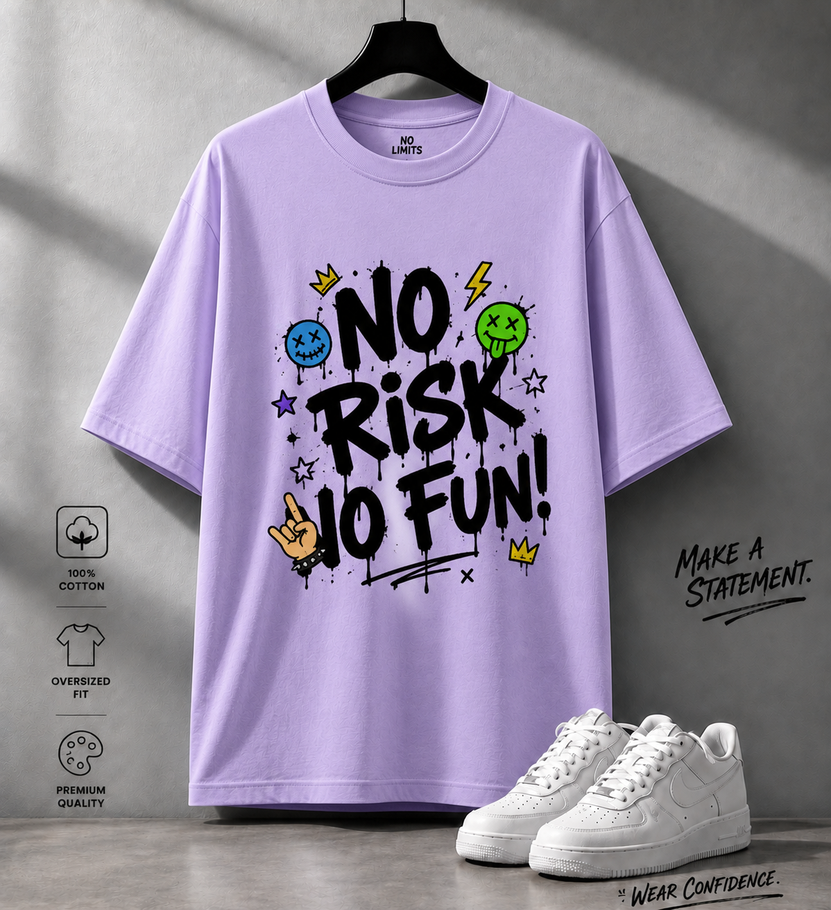 V URBAN | DRIP CHAOS Oversized Tee~ | Graphics