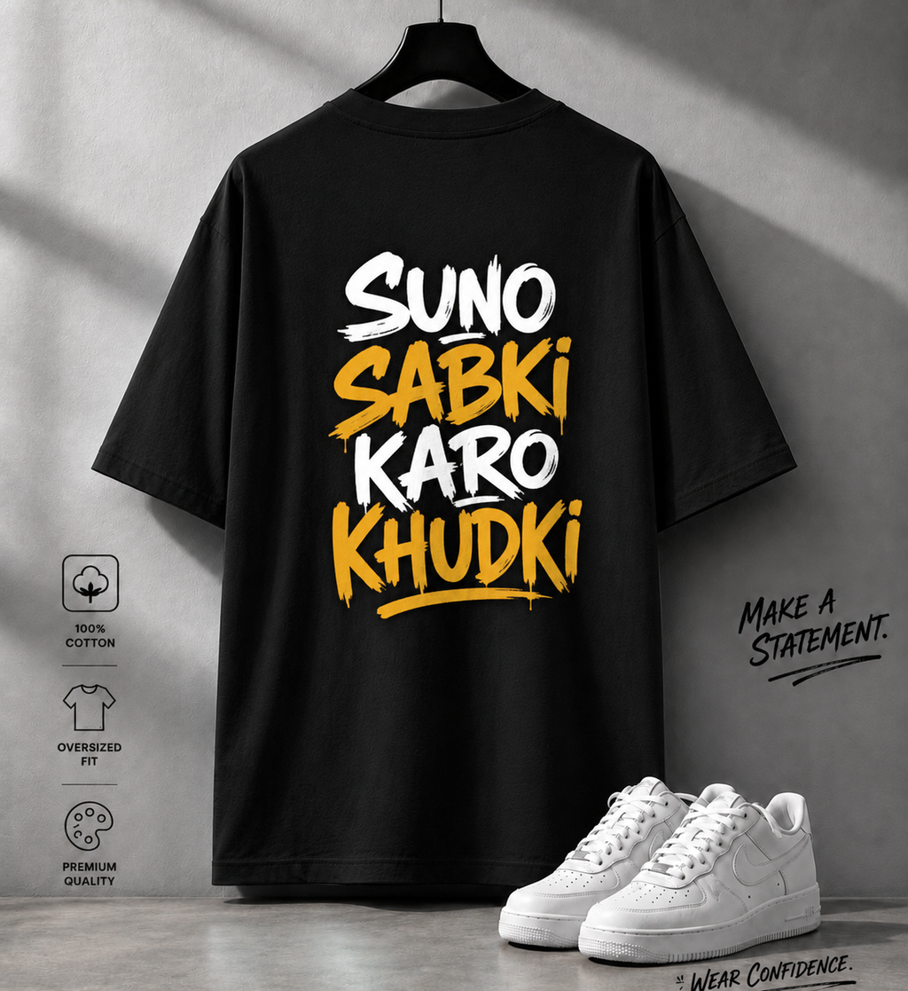V URBAN | No Approval Needed Gen-z Oversized Streetwear| Tee~